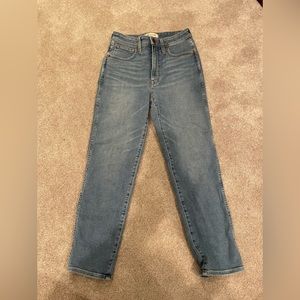 Madewell curvy stovepipe 27 NWT